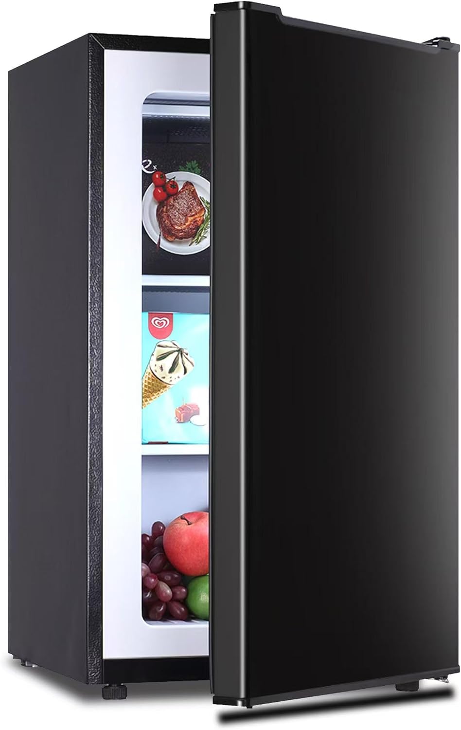 Anukis 3.0 Cu Ft Upright Freezer — Black